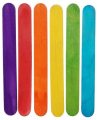 Flerfärgade naturliga Popsicle Sticks