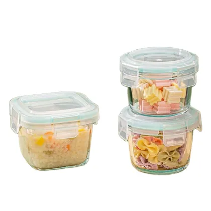 Best Selling BPA-Free Baby Food Supplement Bowl: Airtight, Round Storage Box for Kids' Food Prep with Lids