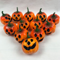 16PCS White Artificial Pumpkin Ornament Halloween Home DIY Decoration Mini Fake Vegetables Foam Simulation Pumpkin