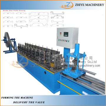 iron door making machine/iron rolling door slat cold making machine/Iron roller shutter door slat roll forming machine