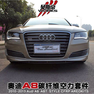 2010-2013 AB Fiber Fiber Glass Lip para Audi A8
