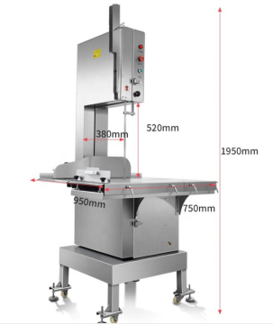 3330mm Saw Blade Length Bone Saw Machine Meat Cutter Price