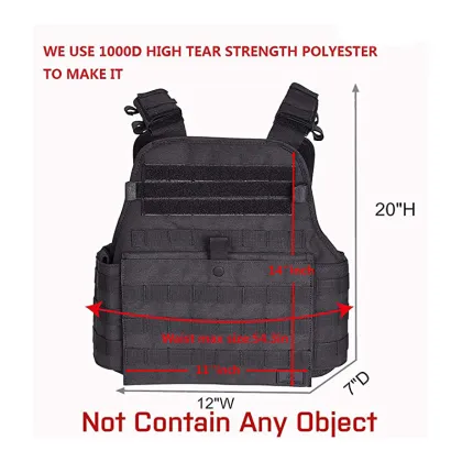 Classic Coyote 600D Polyester Tactical Vest for Shooting Training