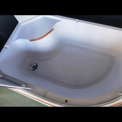 Tempered Glass Corner Sliding Door Shower Cabins and Rooms