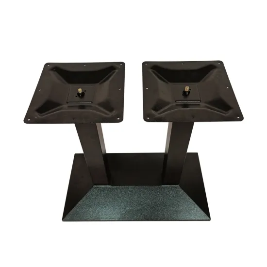 Stable Cast Iron Dual Tube Frame Café & Restaurant Table Bases