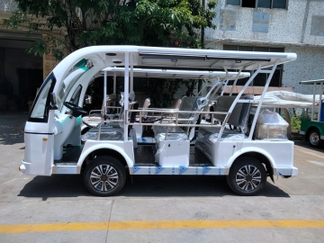 8 Seater White Electric Sightseeing Car