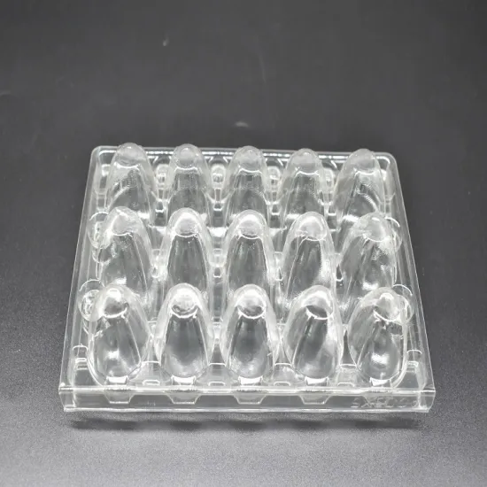 Wholesale Clamshell 15 Holes Plastic Quail Egg Tray