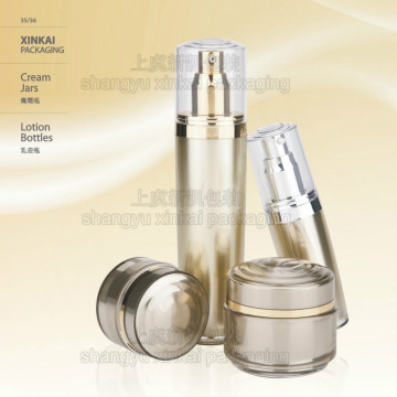Plastic gezichtscrème cosmetische verpakking