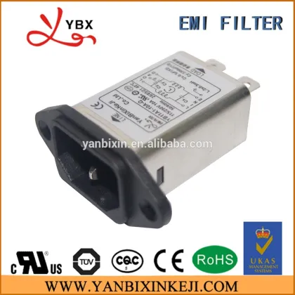 Manufacturer best seller IEC 320 socket low pass EMC EMI socket filter