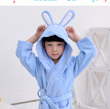 Kids Children Bathrobe Cotton Robe Sleepwear