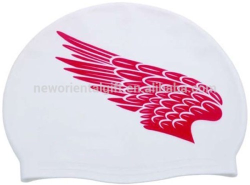 Custom logo Printing Silicone Swimming Cap