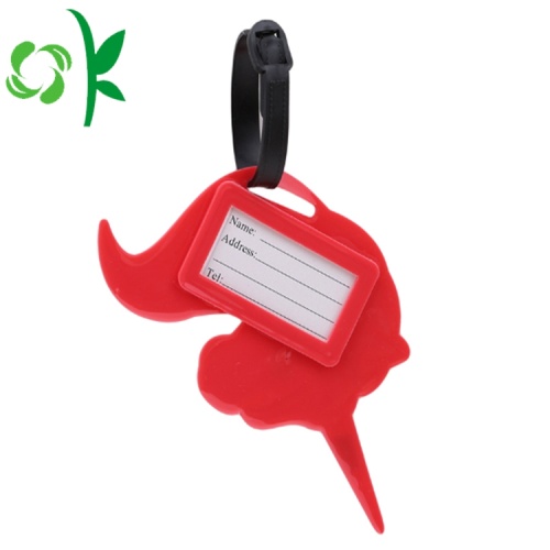 Silicone 3D Logo Travel Need Luggage Tag Wholesale