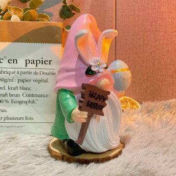 Benutzerdefinierte Harz -Osterhasen und Gnom -Dekorationen: Verleihung des Charme