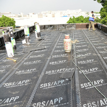 3mm 4mm SbBS Modified Asphalt Waterproof Membrane Roof Roll