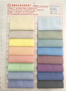Silk-finishing Microfibre Checker Fabrics