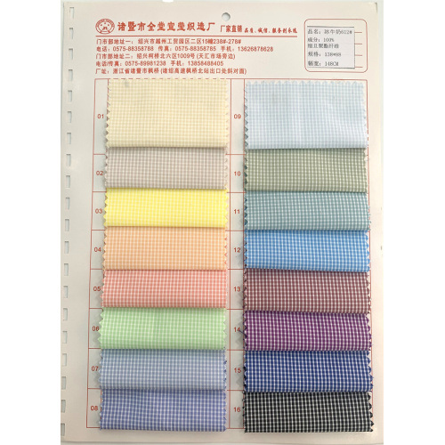 Silk-finishing Microfibre Checker Fabrics