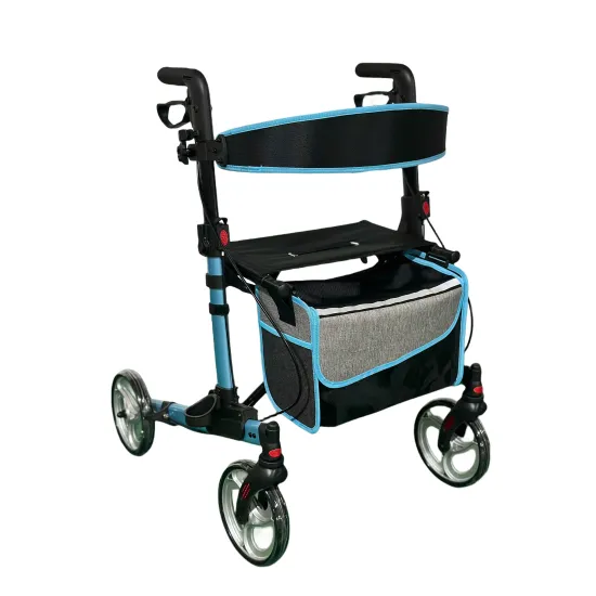 Lightweight Aluminium Folding Walker for Seniors and Adults