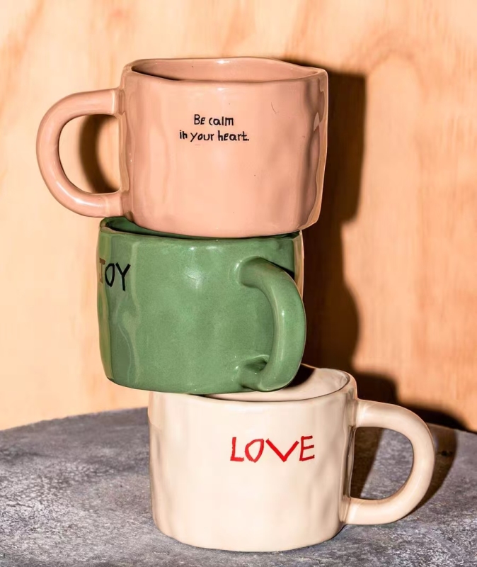 Inspirational Quote Ceramic Mugs Set