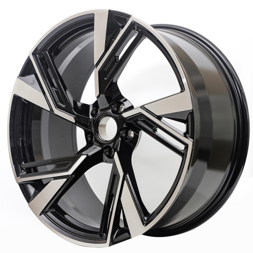 19 INCH AUDI RS6 STYLE RIMS 19 AUDI RS6 STYLE RIMS BLACK MACHINED WHEELS Manufactory