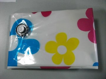 color-dotted, printed vacuum bags with valve