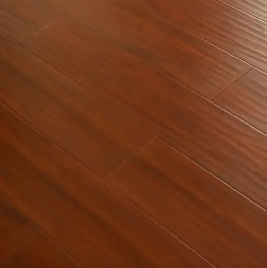 Hand-scraped pressed bevel whisky oak laminate flooring