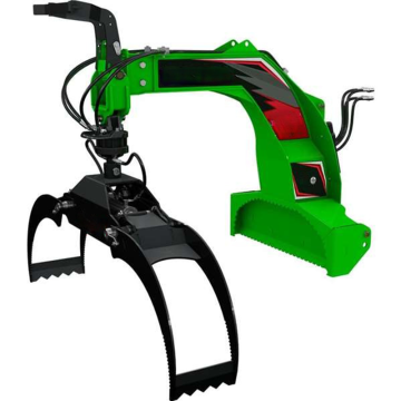 Hydraulic Excavator Attachment: Log Grab Bucket Timber Grapple
