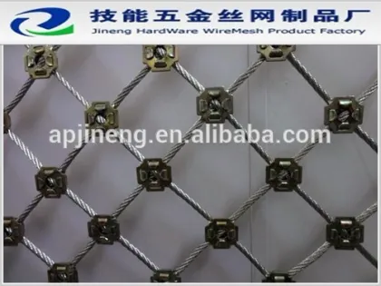wire rope mesh/rock fall protection netting