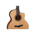 Solid spruce top acoustic guitar