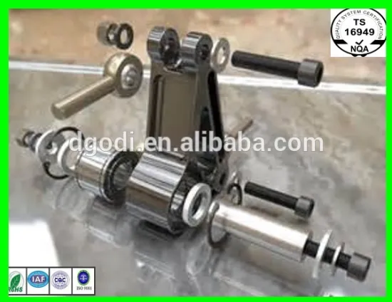 professional TS16949 Customized Machined Car Spare Part, CNC Machined Aluminum Parts, Auto CNC Machining