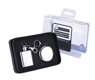 Blister Packing Stainless Steel Hip Flask Gift Set