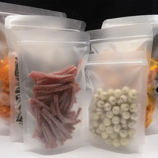 Light Grey Transparent Zip lock Moisture Barrier Bags Anti Static Shielding Bags