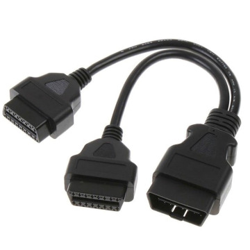 obd2 obdii 16ピンスプリッター診断ツールアダプター