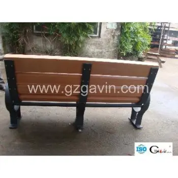 Unique recycled plastic wooden park bench patio furniture