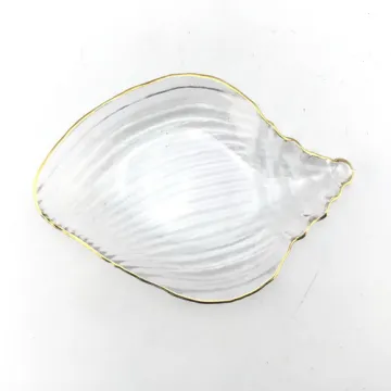 Clear Glass Shell dish