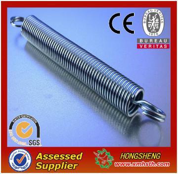 Custom tension spring with two hooks