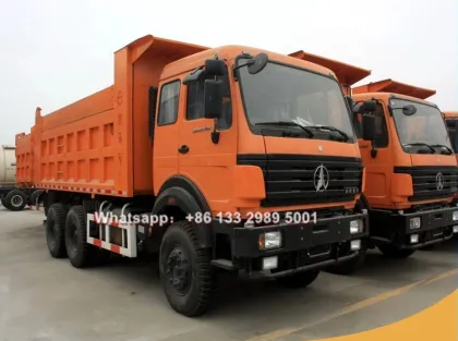 6x4 North beiben Construction Machinery dump truck price