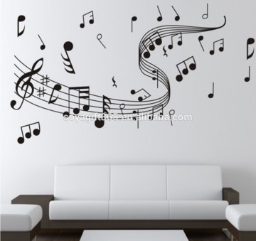 Music Note Pattren Living Home Decor Wall Decals Graffiti Wall Stickers