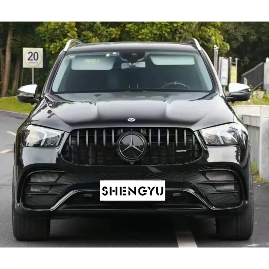 2020-2023 Benz GLE W167 Upgrade Kit: GLE63 AMG Style Bumpers, Grille, Rear Diffuser, Eyebrows