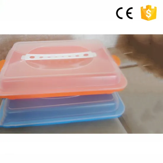 New design tall clear cake case clear plastic cupcake boxes with handles