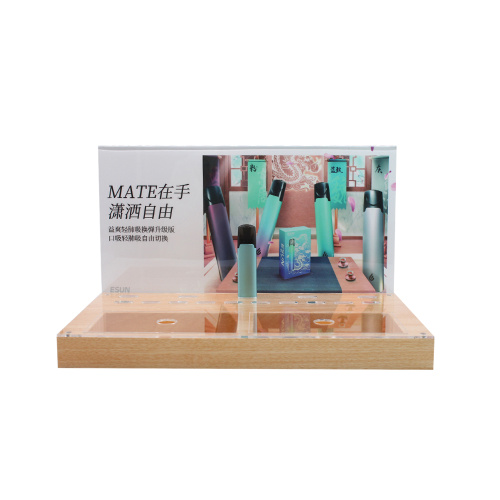 Acrylic Electronic Cigarette Display for supermarket