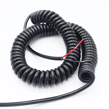 24AWG 26AWG Curly Electrical Cable - Retractable Spiral Wire