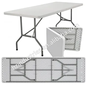 The utility wood round folding dining table