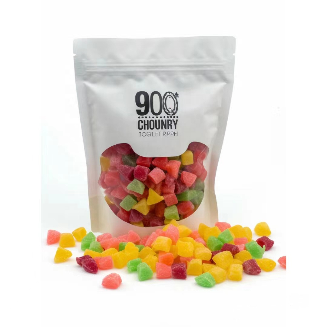 Custom printed candy stand up food packaging bags