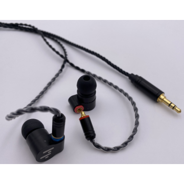 Dual Drivers in Ear Earphones with Detachable Cable