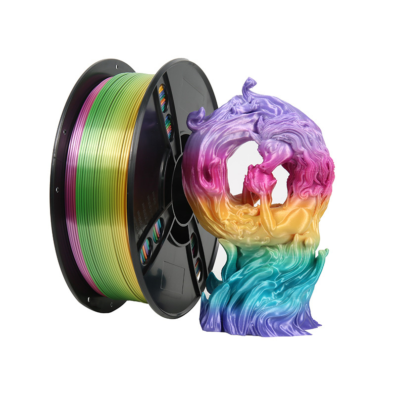 Silk PLA Filament Multicolor