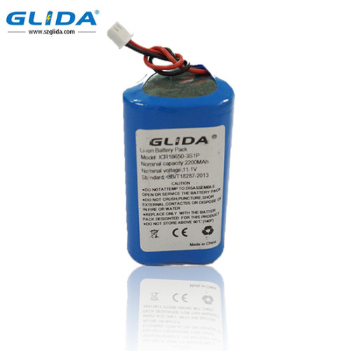 ICR18650 3S1P li-ion battery pack 11.1V 2600mah