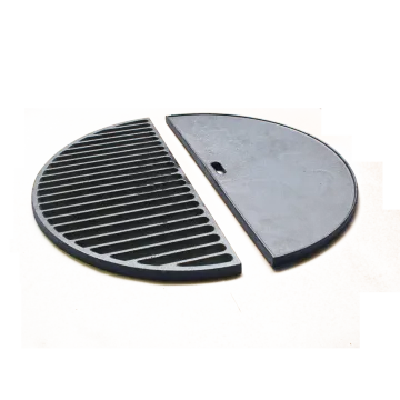 Wholesale Factory Price Half Moon Cast Iron Griddle Auplex Accessories