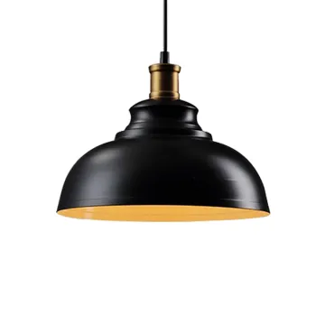 Retro Restaurant Bar Black Lights - Wholesale Metal Shade Indoor Pendant Lamp Design