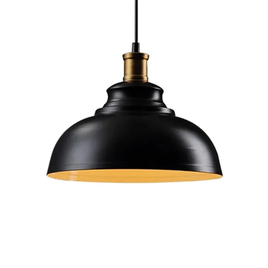 Retro Restaurant Bar Black Lights - Wholesale Metal Shade Indoor Pendant Lamp Design