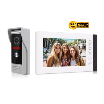 7-inch Color Video Door Phone Intercom System for Home Security
